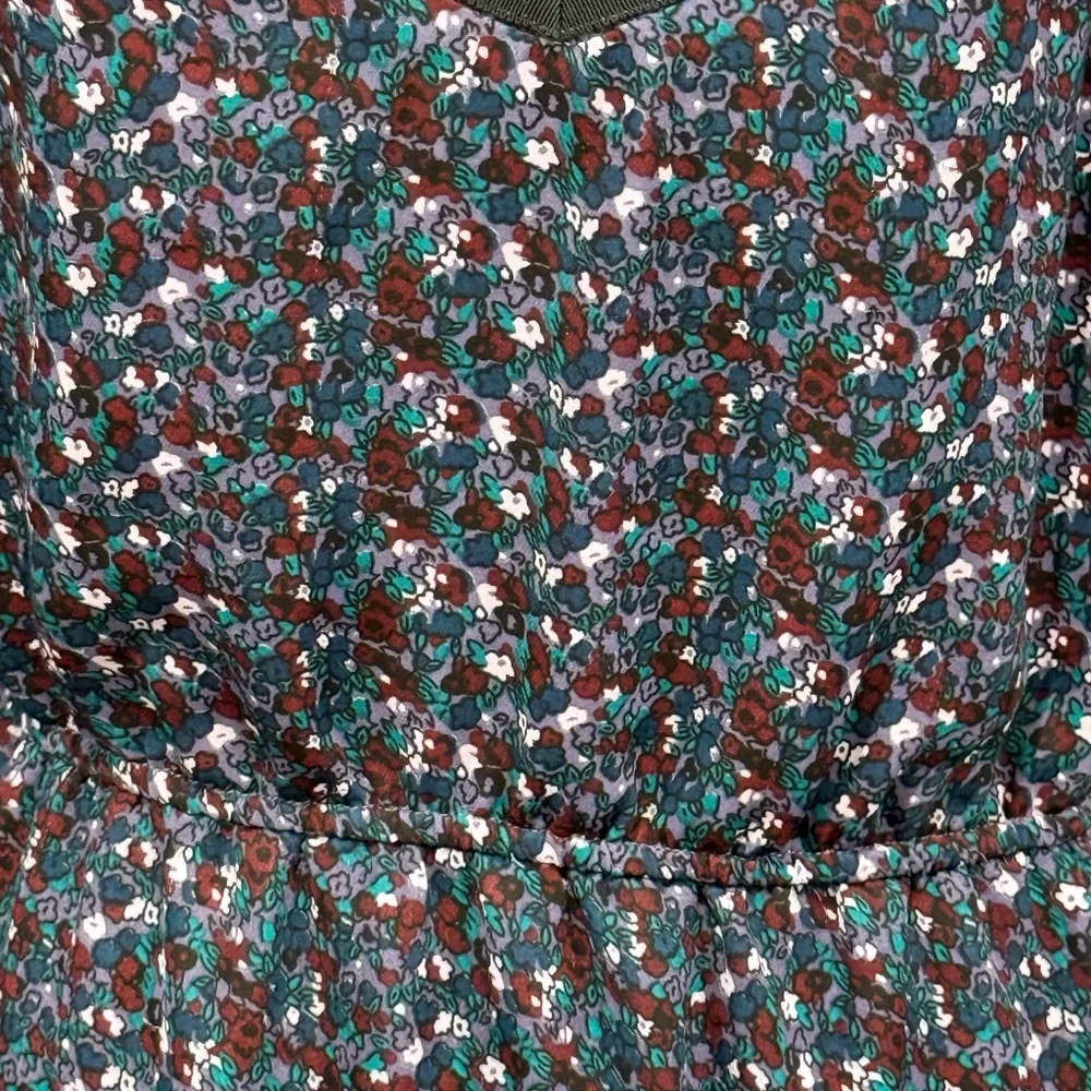 ❤️ Ronson Charlotte Ronson Floral Chiffon Mini Dress - Size M - Cottagecore - Picture 5 of 7